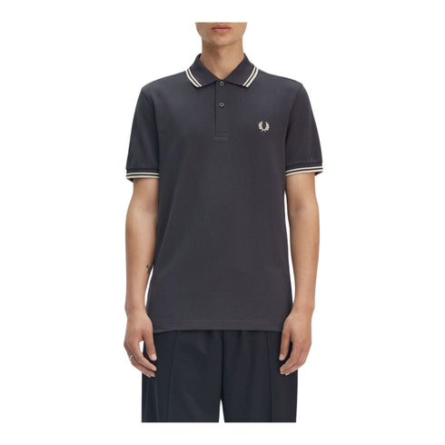 Fred Perry Polo Polo Uomo con doppia riga M P25 - FRED PERRYM3600 - V56 - M - Francavilla Moda